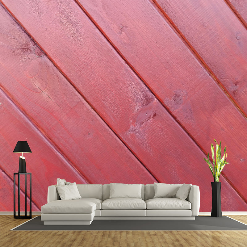 Wood Texture Wall Mural Wallpaper Stain Resistant Wall Decor for Sleeping Room