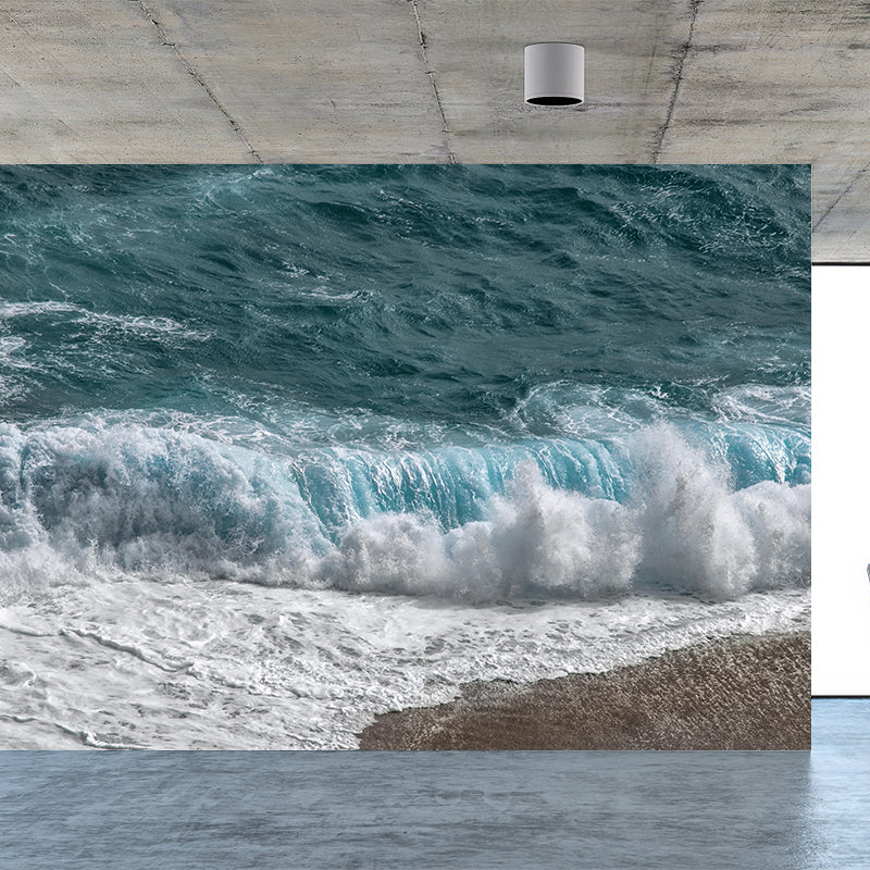 Boundless Sea Wall Mural Wallpaper Stain Resistant Wall Decor for Bathroom