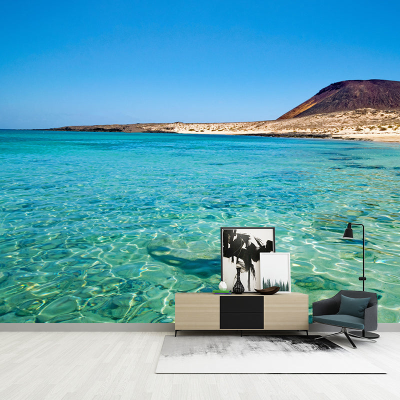 Boundless Sea Wall Mural Wallpaper Stain Resistant Wall Decor for Room