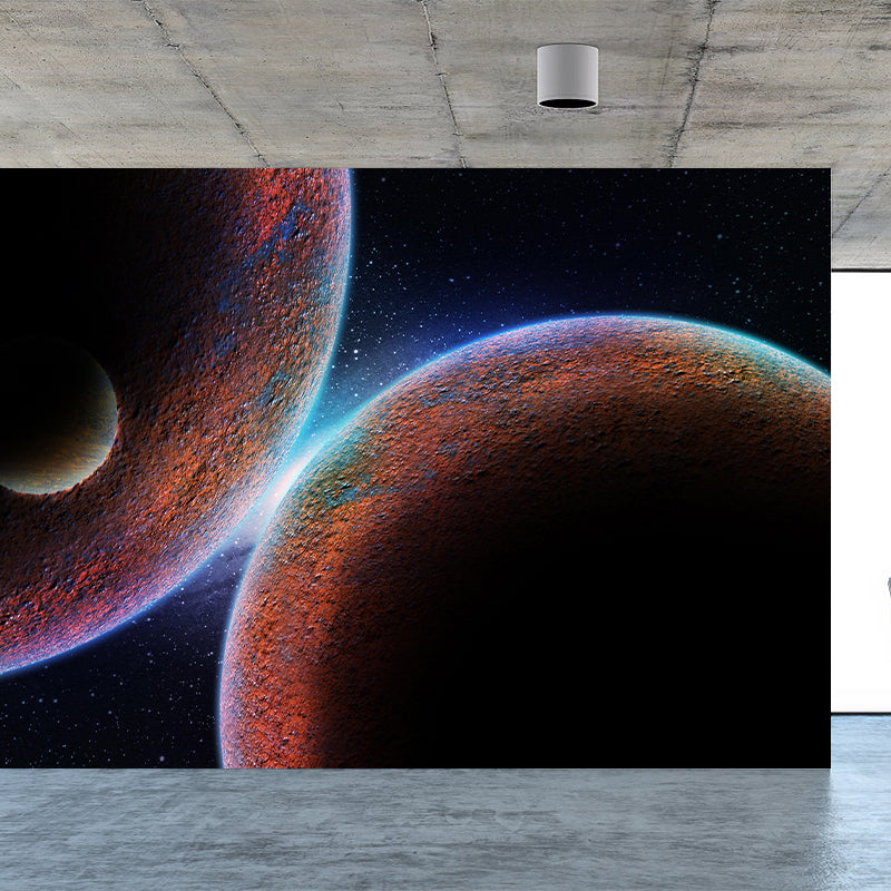 Astronomy Wall Mural Sci-Fi Style Home Decor Mildew Resistant for Room