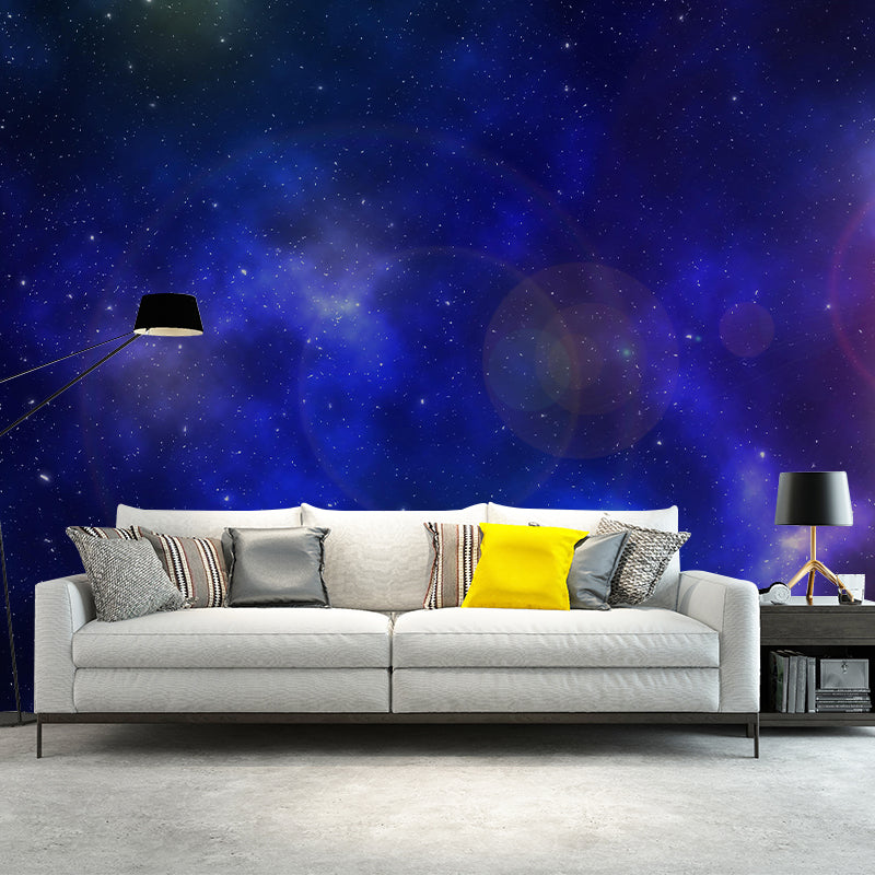 Sci-Fi Astronomy Wall Mural Wallpaper Stain Resistant Wall Decor for Bedroom