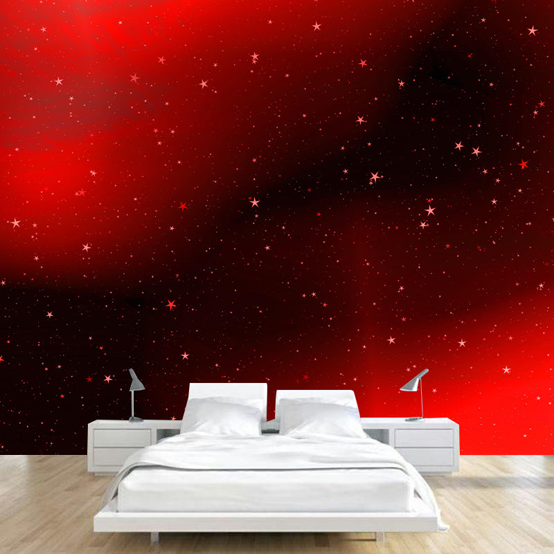 Sci-Fi Astronomy Wall Mural Wallpaper Stain Resistant Wall Decor for Bedroom