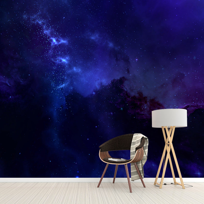 Sci-Fi Astronomy Wall Mural Wallpaper Stain Resistant Wall Decor for Bedroom