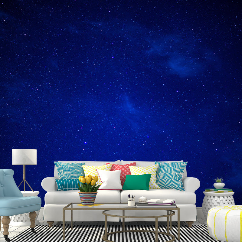 Universe Wall Mural Wallpaper Sci-Fi Style Wall Covering for Sitting Room Decor