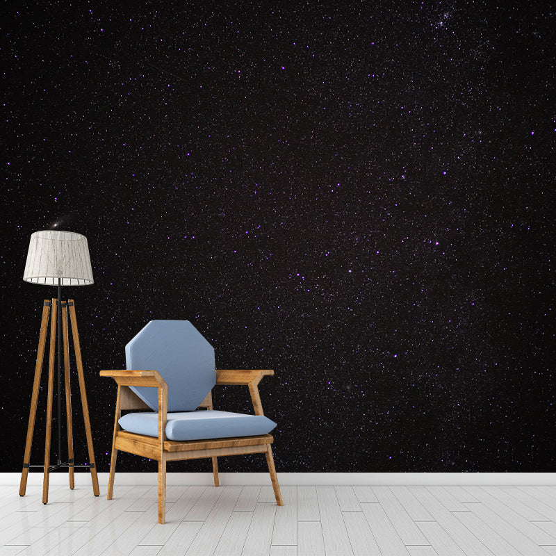 Universe Mural Wallpaper Sci-Fi Style Wall Covering for Sitting Room Decor