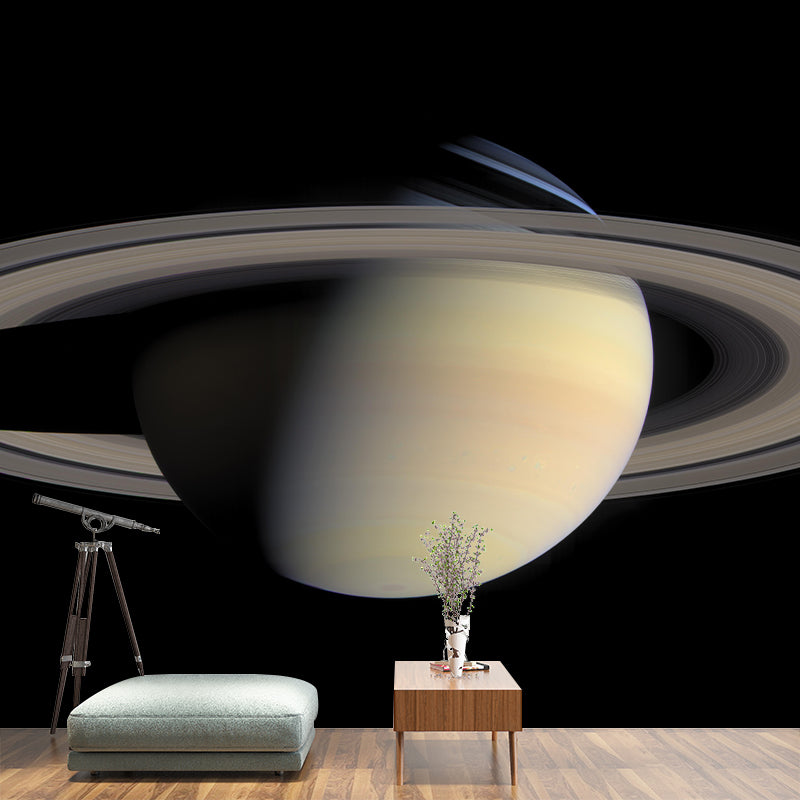 Sci-Fi Planet Wall Mural Wallpaper Stain Resistant Wall Decor for Bedroom