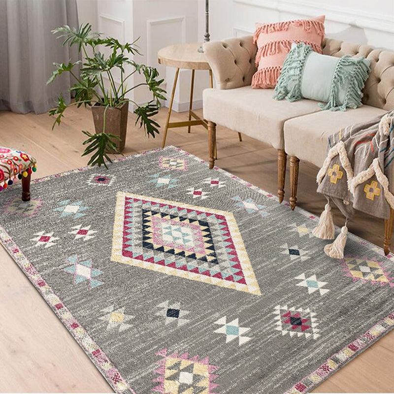 Vintage Boheems gebied tapijt Americana Patroon Polyester Area Tapijt Anti-slip gebied Rug voor woningdecoratie