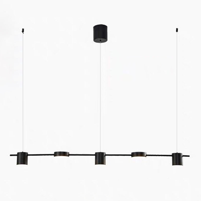 Modern Style Cylinder Shape Island Lights Metal Island Light Fixtures