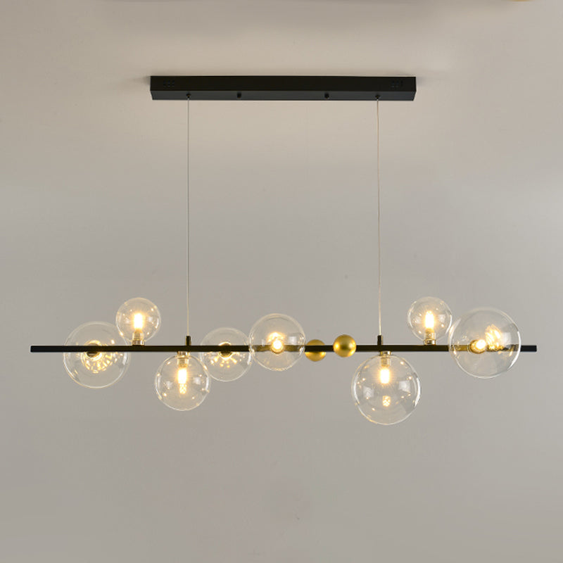 8 Lichtkugel Island Leuchten zeitgenössische Glasanhänger -Leuchten