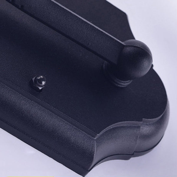 Glass Geometric Shade Wall Lighting Industrial Style Single Light Wall Mount Light Fixture in Black