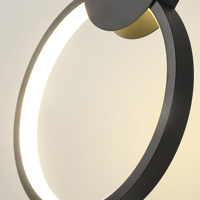 Silicone Black Led hangende lamp in moderne artistieke stijl aluminium lineaire hanglamp voor slaapkamer