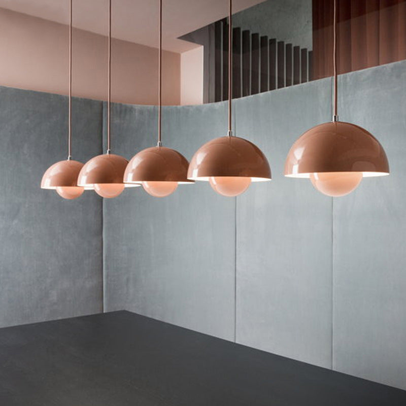 Publier de style moderne Hanging Light Metal 1-Light Pendant lampe pour le restaurant