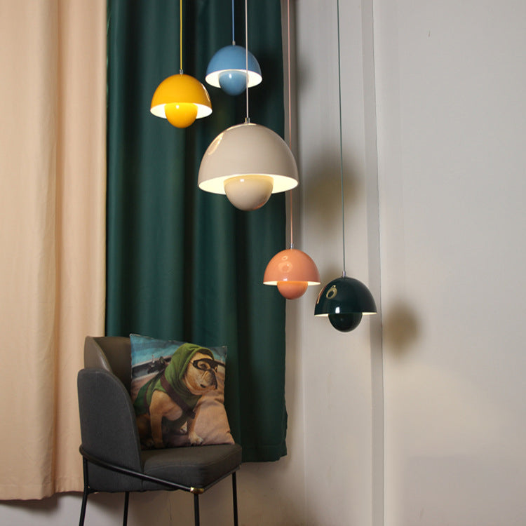 Publier de style moderne Hanging Light Metal 1-Light Pendant lampe pour le restaurant