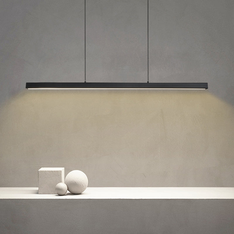 Nordic Modern Hanging Lightture Room Dining Room LED simple rectangle Pendant Lumière