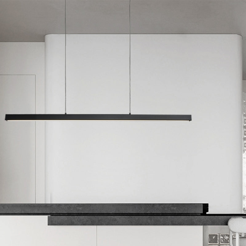 Nordic Modern Hanging Lightture Room Dining Room LED simple rectangle Pendant Lumière