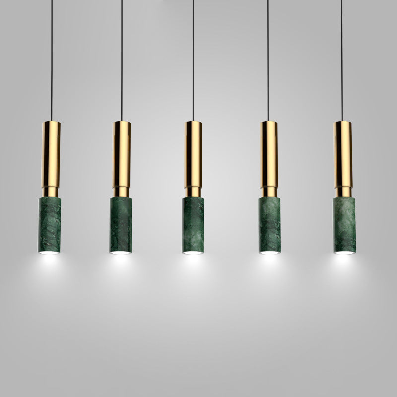 Pendre en pierre géométrique Light Modern Style Hanging Light pour le salon