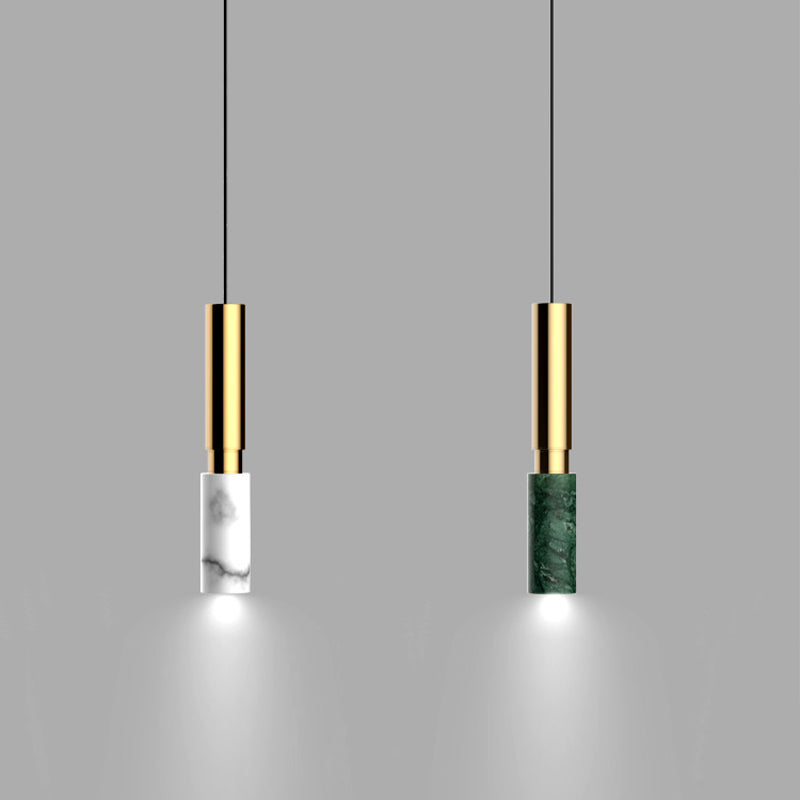 Pendre en pierre géométrique Light Modern Style Hanging Light pour le salon