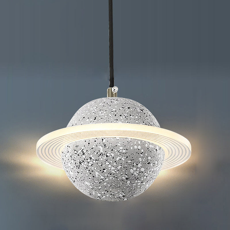 Globe zeitgenössischer Stil Hanging Lampe Acryl -Einweihlampe Lampe