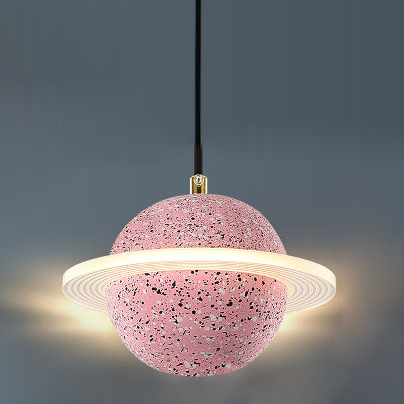 Globe zeitgenössischer Stil Hanging Lampe Acryl -Einweihlampe Lampe