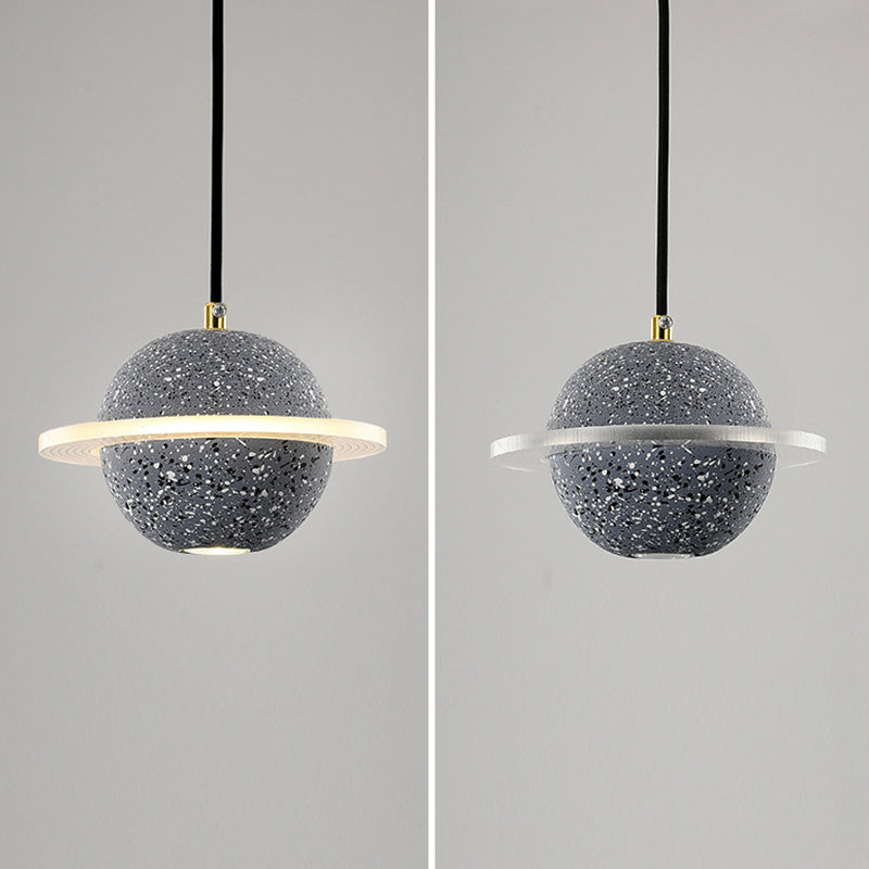 Globe zeitgenössischer Stil Hanging Lampe Acryl -Einweihlampe Lampe