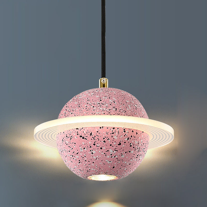 Globe zeitgenössischer Stil Hanging Lampe Acryl -Einweihlampe Lampe