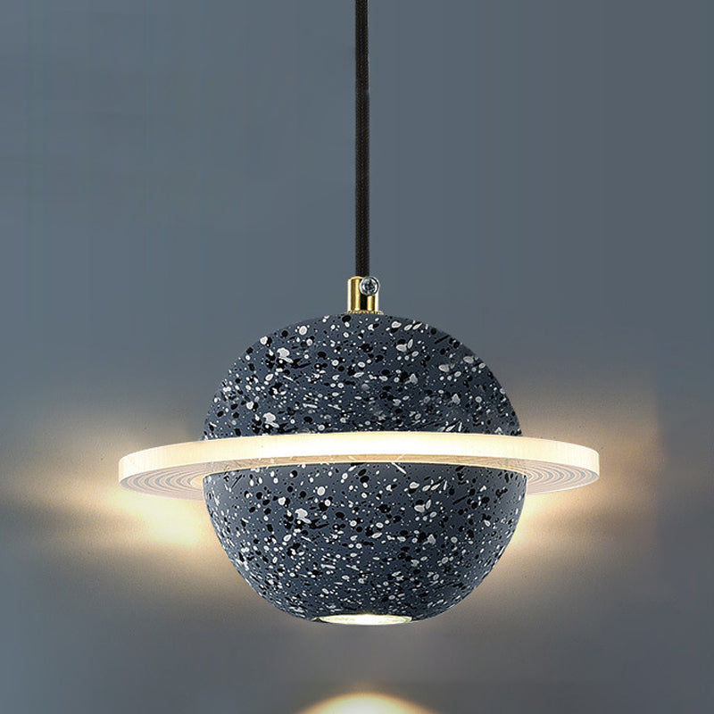 Globe zeitgenössischer Stil Hanging Lampe Acryl -Einweihlampe Lampe