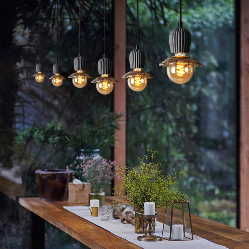 1 hoofd hanglampverlichting armaturen eenvoud ophanging hanger voor slaapkamerfoyer