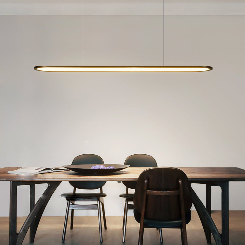 Moderne stijl eenvoudige hangende lamp led hanger lamp voor eetkamer