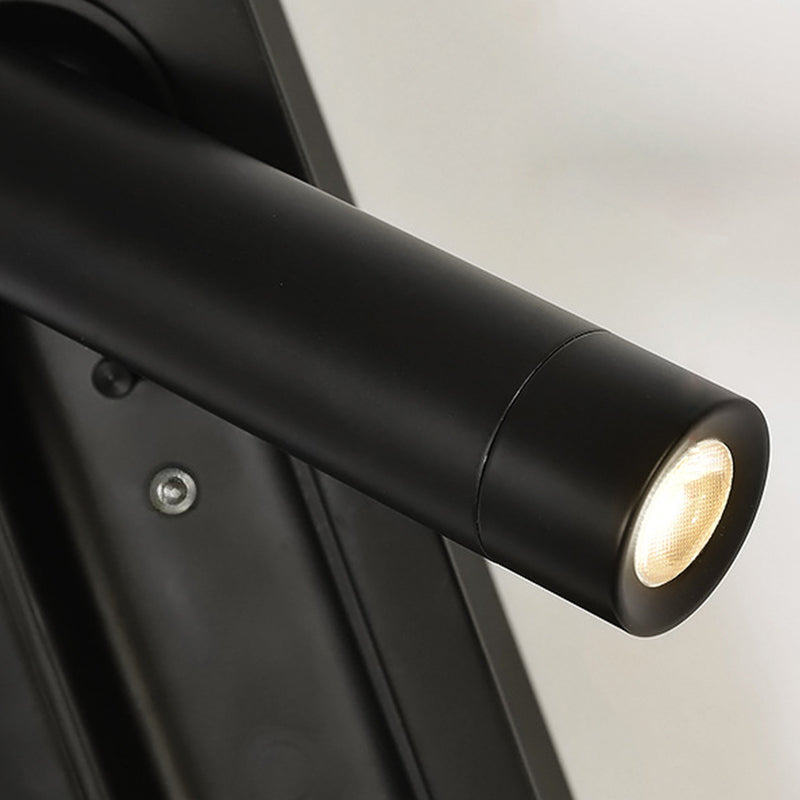 Black Metall Wandleuchte moderne Wandmontage Leuchte Leselampe für Schlafzimmer