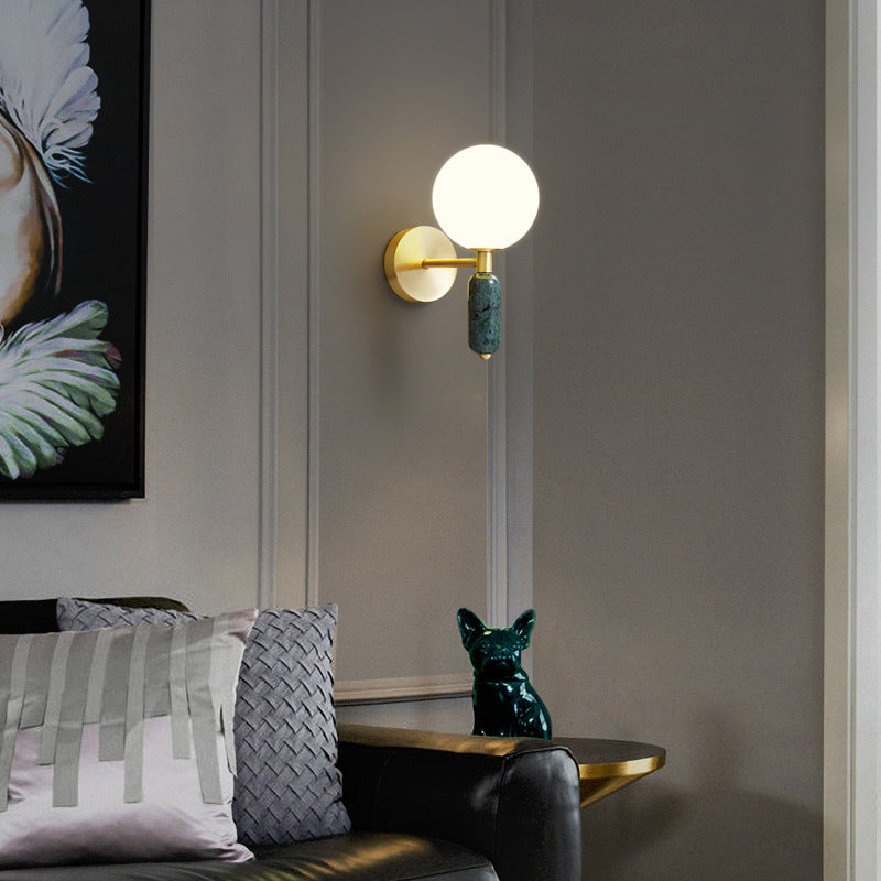 Cobre Marble Wall Donce 1 Cabeza de la pared de la pared de la pared para la sala de estudio junto al lado de la cama