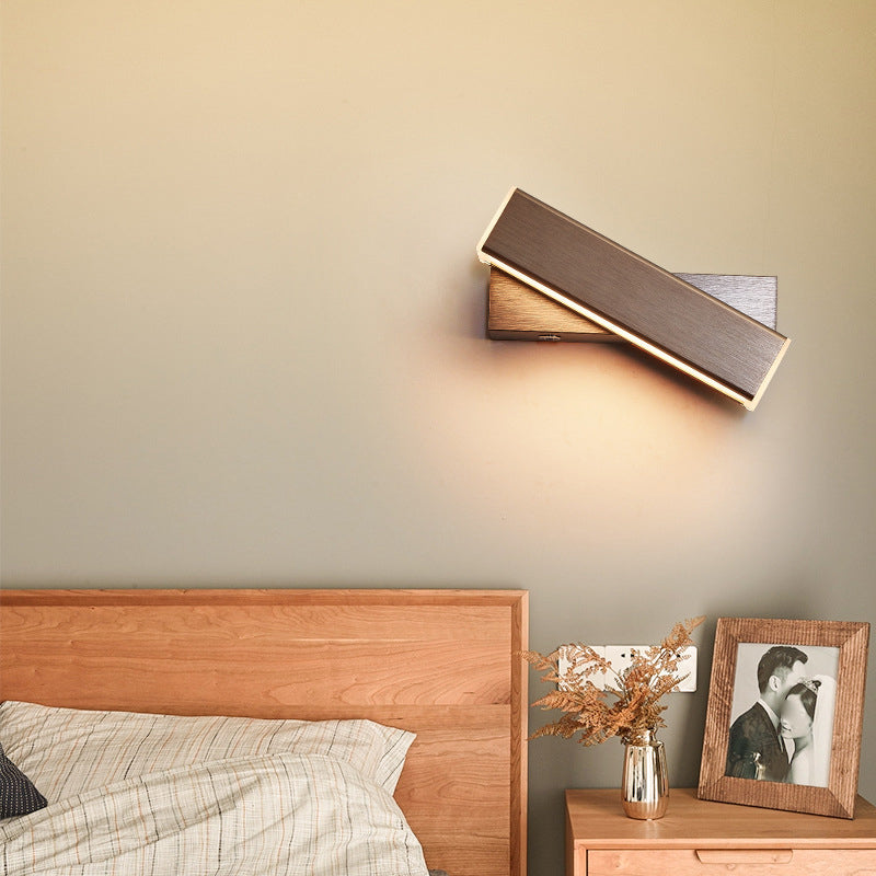 Schlafzimmer Einfache Leuchten LED -LED rotierende Wandmontageleuchte