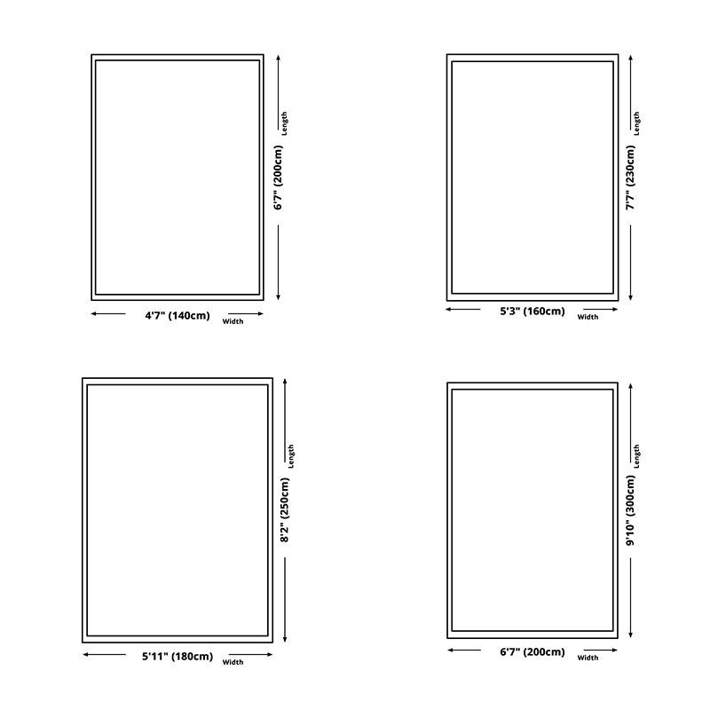 Grey Modern Carpet Plant Pattern Polyester Area Rug Stain Resistant Rug for Home Decor