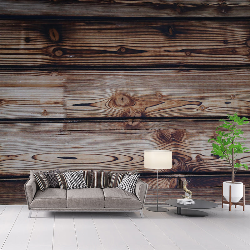 Wood Texture Wall Mural Wallpaper Stain Resistant Wall Decor for Decoration