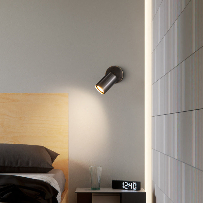 1 éclairage mural de lecture à demi-cylindre