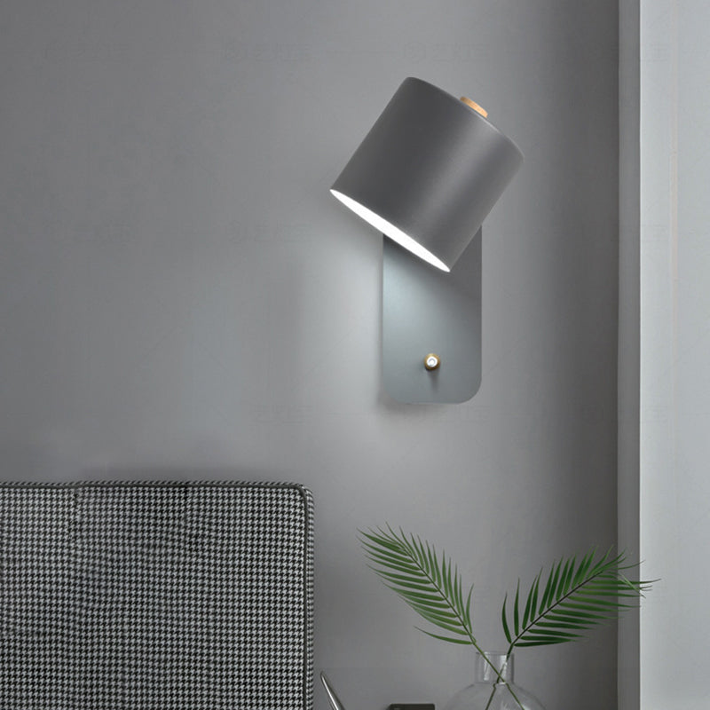 1-Licht-Halbzylinderwandbeleuchtung moderner Metallwandmontage-Leuchte mit Metallwand