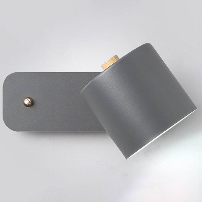 1-Licht-Halbzylinderwandbeleuchtung moderner Metallwandmontage-Leuchte mit Metallwand