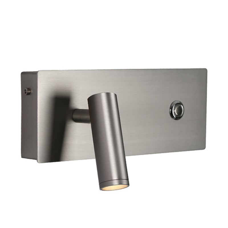 Einstellbare 1 leichte rechteckige LED -Wandlampen moderne Metallleuchten im modernen Stil