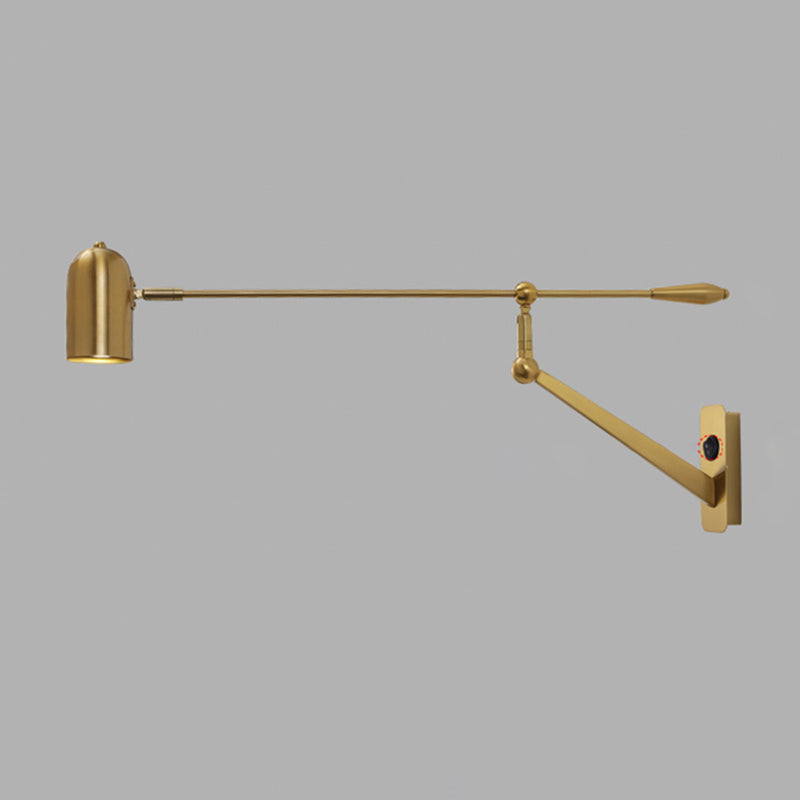 Moderner Stil Verstellbarer geometrische Wandlampe Metall 1 Leichte Wandmontagelampen