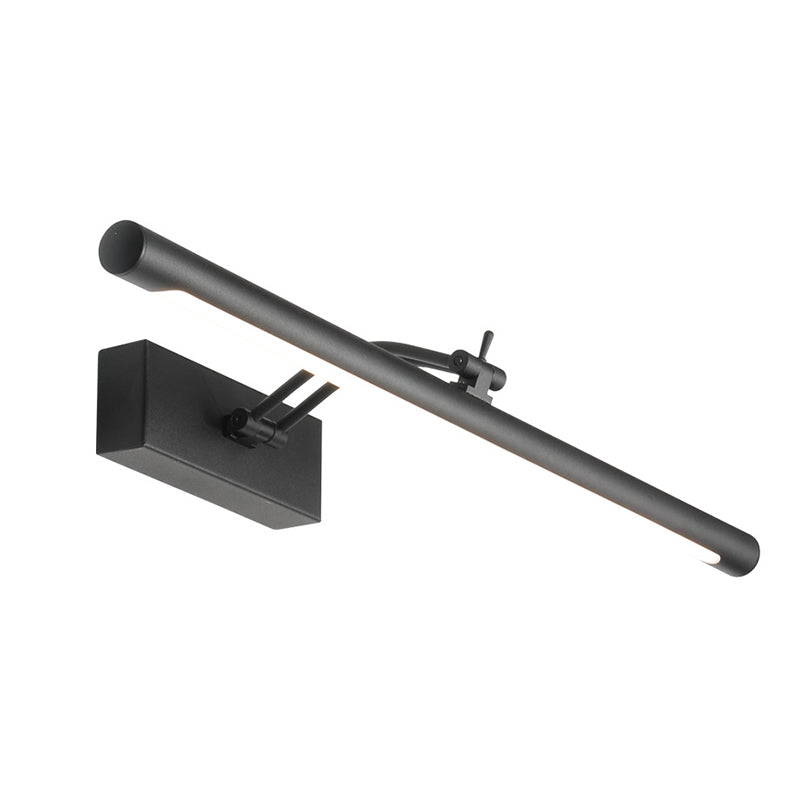 Lineaire wandverlichting Moderne stijl 1 Lichte ijdelheid SCONCE LICHTEN IN ZWART