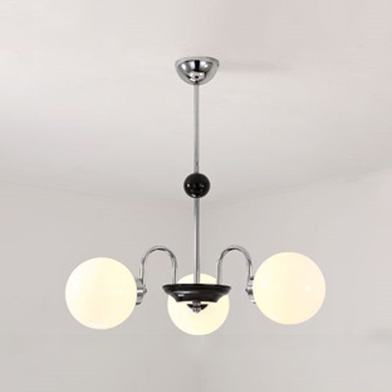 American Style Globe Pendant Chandelier Light Glass Chandelier for Living Room