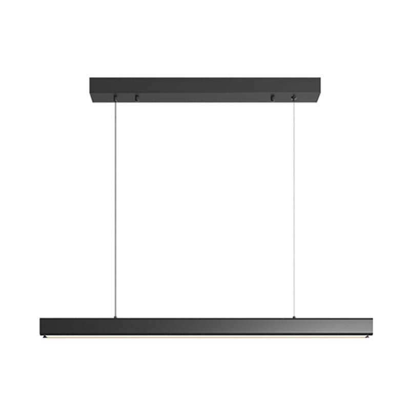 Luz Led Island Lighture Nordic Modern Style Comedor Rectángulo Luz de colgante