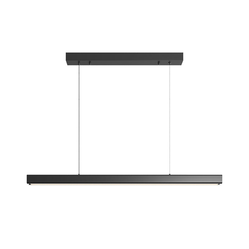 Luz Led Island Lighture Nordic Modern Style Comedor Rectángulo Luz de colgante
