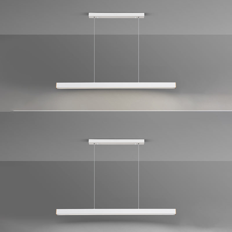 LED Island Lamp Nordic Modern Style Aluminum Dining Room Pendant Light