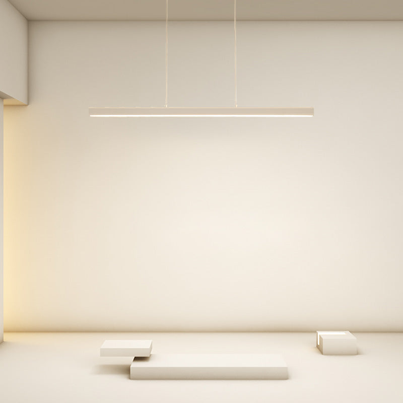 LED Simple Island Lamp Modern Style Aluminum Pendant Light for Dining Room