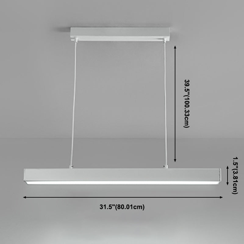 LED simple île lampe de style moderne de style moderne