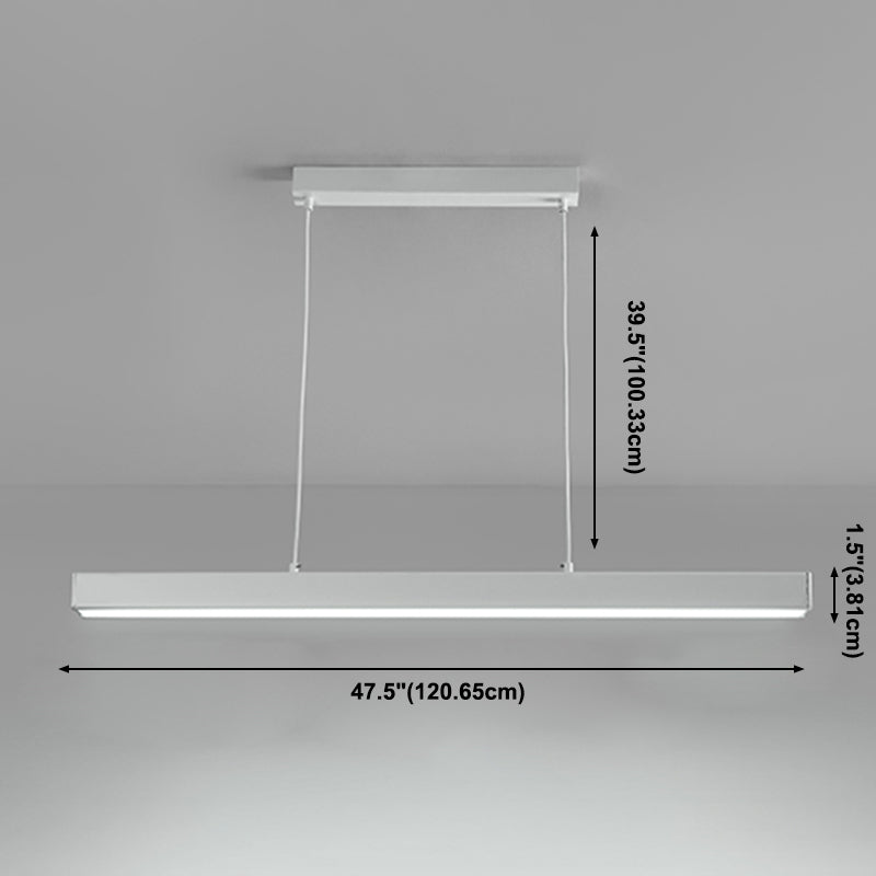 LED simple île lampe de style moderne de style moderne