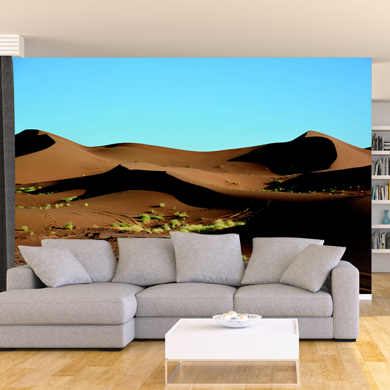 Desert Landscape Photo Wall Mural Stain Resistant Wall Art for Dining Room