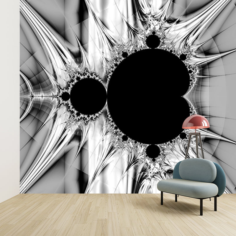 Abstract Minimalism Wall Murals Moisture Resistant Wall Covering for Living Room