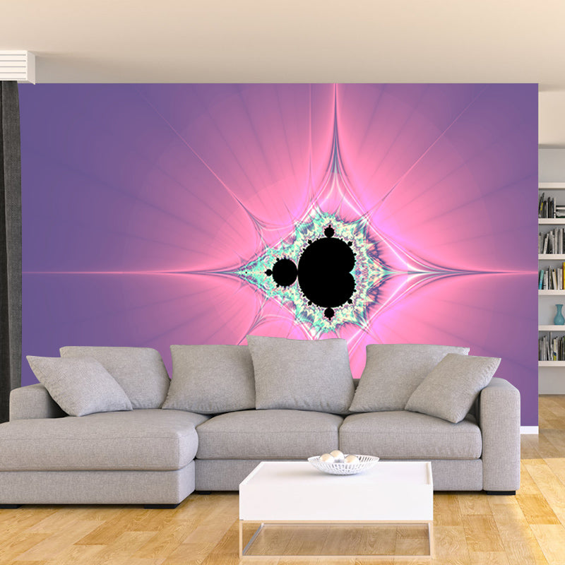 Abstract Minimalism Wall Murals Moisture Resistant Wall Covering for Living Room