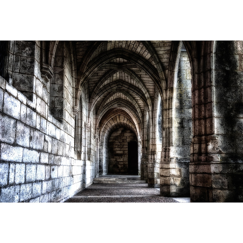 Aisle Space Extension Mural Wallpaper for Sitting Room Decor, Moisture Resistant